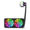 INCA ISS-02XN INTEL/AMD 2X120MM ARGB LED FANLI AM5 CONTROL REMOTE CPU LİQUİD COOLER
