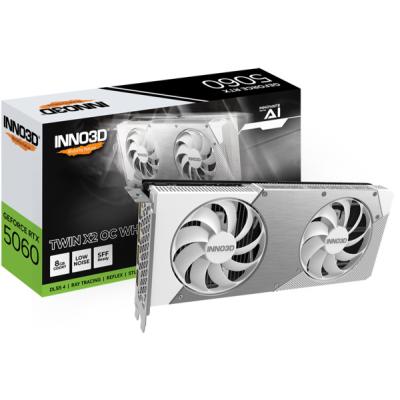 Inno3D GeForce RTX 5060 Twin X2 OC White 8GB GDDR7 PCI-Express Graphics Card