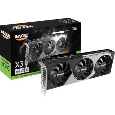 INNO3D NVIDIA RTX 5080 X3 OC 16 GB Siyah 256 bit GDDR7 Ekran Kartı