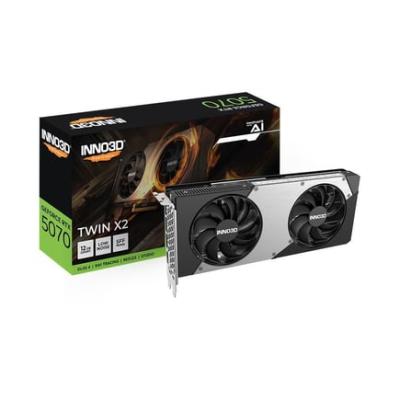 Inno3D GeForce RTX5070 Twin x2 12GB 192Bit GDDR7 Ekran Kartı N50702-12D7-195064N