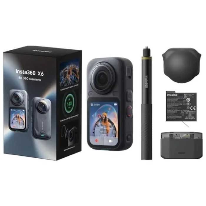Insta360 X6 Aksiyon Kamerası - Essentials Kit