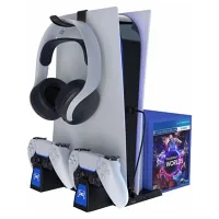 İPEGA PS5 PLAYSTATION 5 DİKEY ŞARJ STANDI VERTİCAL CHARGİNG DOCK 5 IN1 VERTİCAL STAND