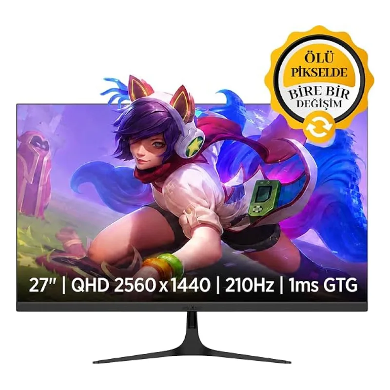 James Donkey Velor Q60 27″ 210Hz 1Ms GTG Fast IPS QHD 2K 10 Bit Gaming Monitör