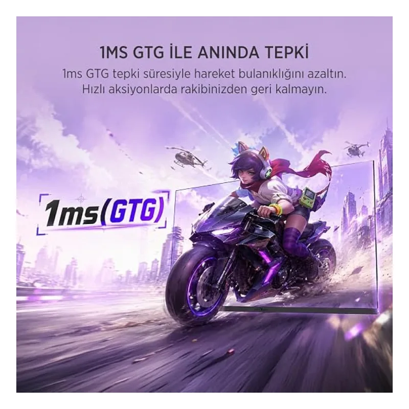 James Donkey Velor Q60 27″ 210Hz 1Ms GTG Fast IPS QHD 2K 10 Bit Gaming Monitör