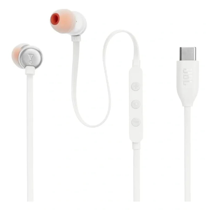JBL Tune 310C Beyaz Type-C Kablolu Kulak İçi Kulaklık