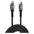 Juo 60W USB Type-C to Type-C Örgülü PD Hızlı Şarj ve Data Kablosu 1 Metre