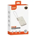 Juo Magsafe Powerbank 10000mAh Standlı 20W Dahili Type-C Kablolu Taşınabilir Hızlı Şarj Cihazı Beyaz