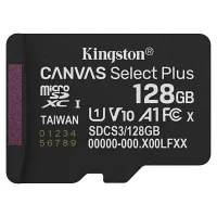 Kingston Canvas Select Plus SDCS3/128GB Class 10 UHS-I U1 A1 V10 128 GB Micro SD Kart