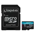 Kingston Canvas Select Plus SDCS3/512GB Class 10 UHS-I U3 A1 V30 512 GB Micro SD Kart