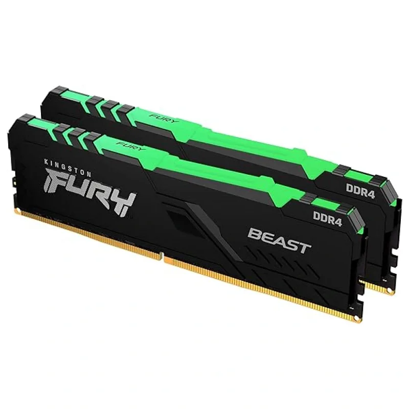 KİNGSTON FURY BEAST RGB DDR4 16 GB(2X8GB) 3200MHZ RAM