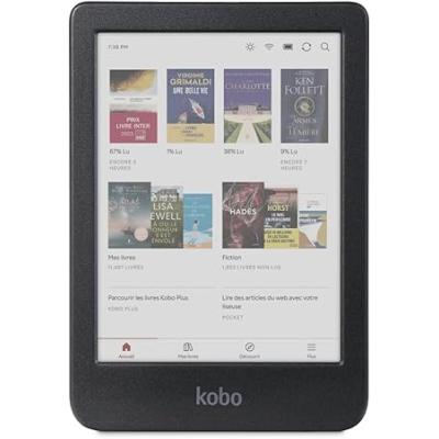 Kobo Clara Color | Renkli eOkuyucu | 6" Parlamayan Renkli E Mürekkep Kaleido™ 3 Ekran | Karanlık Mod Seçeneği | Su Geçirmez | Sesli Kitaplar | 16 GB Depolama | Siyah