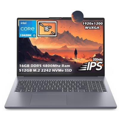Lenovo IdeaPad Slim 3 16IRH10 Intel Core i5-13420H 16GB 512 GB SSD 16'' WUXGA IPS Panel 83K2001FTR