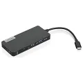Lenovo USB-C 7'si 1 Arada Hub - Bilgisayar Ağı Dizüstü Bilgisayar Aksesuarı - Dizüstü Bilgisayar Bağlantı İstasyonu - HDMI üzerinden 4K, 3 USB-A cihazı, 2 SD/TF Kart Okuyucular USB-C Güç Geçişi