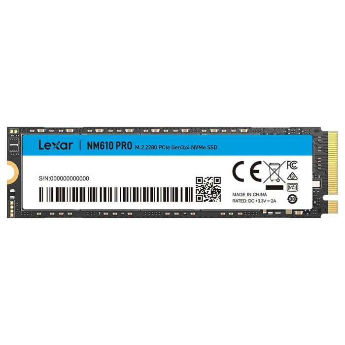 Lexar NM610PRO LNM610P500G-RNNNG PCI-Express 3.0 500 GB M.2 SSD