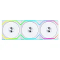 Lian Li UNI Fan SL - Wireless 120 - Triple Pack - ARGB Fan - 2.4 GHz Wireless Signal for RGB & Fan Control - Customizable Lighting Effects - Controller Required - White (12SL1W3W)