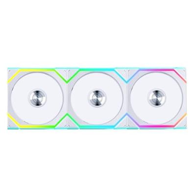 Lian Li UNI Fan SL - Wireless 120 - Triple Pack - ARGB Fan - 2.4 GHz Wireless Signal for RGB & Fan Control - Customizable Lighting Effects - Controller Required - White (12SL1W3W)