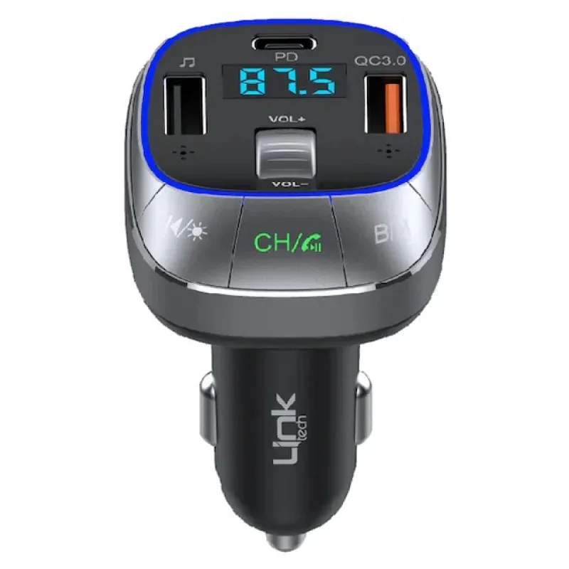 LİNKTECH GF17 PREMİUM DUAL 48W 5.1 BLUETOOTH FM TRANSMİTTER