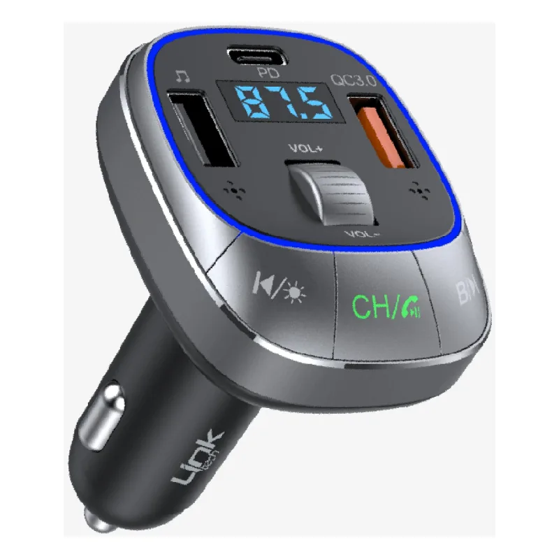 LİNKTECH GF17 PREMİUM DUAL 48W 5.1 BLUETOOTH FM TRANSMİTTER