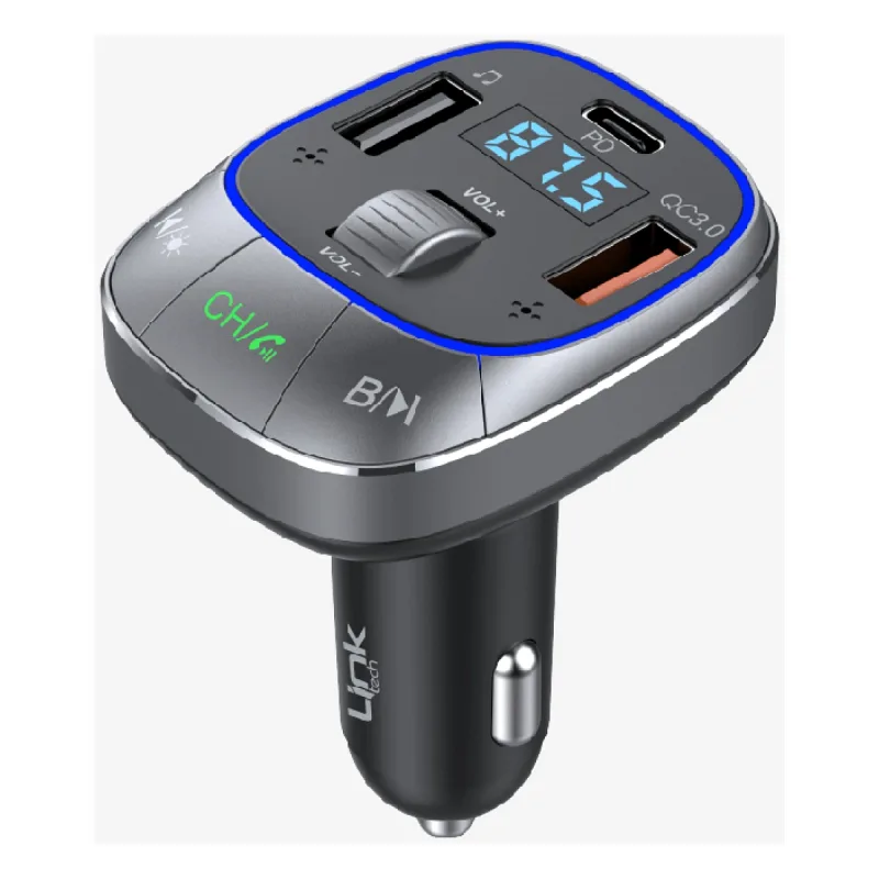 LİNKTECH GF17 PREMİUM DUAL 48W 5.1 BLUETOOTH FM TRANSMİTTER