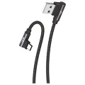 LİNKTECH K592 SAFE MİCRO USB 90 DERECE DATA/ŞARJ KABLOSU 3A 1.5MT