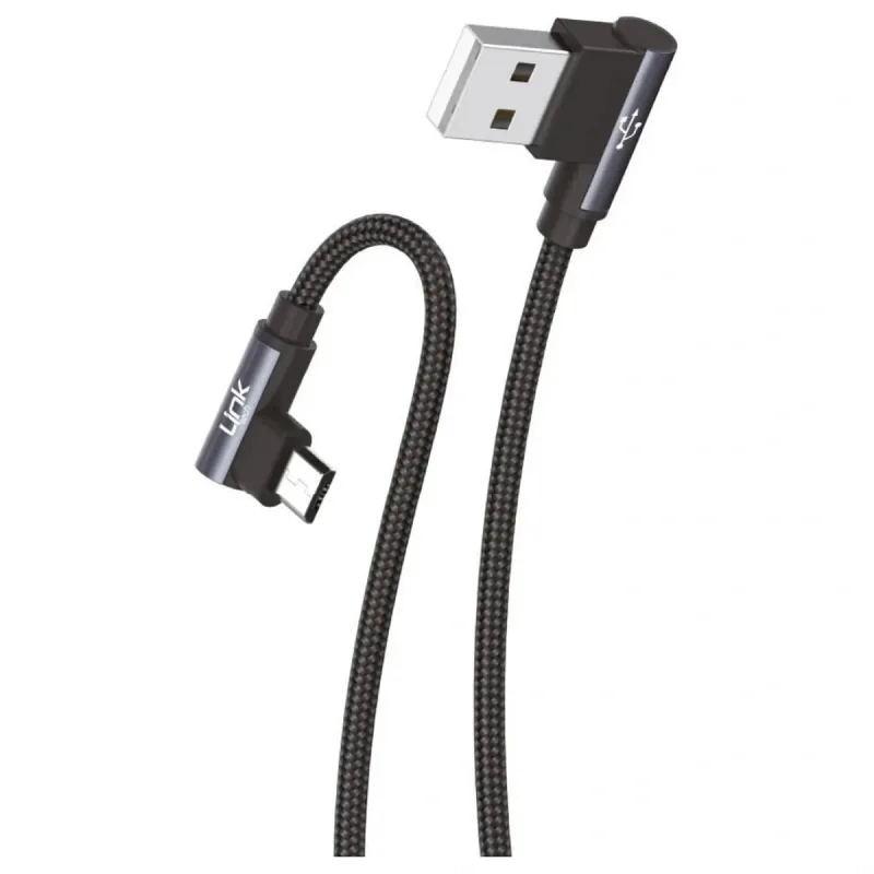 LİNKTECH K592 SAFE MİCRO USB 90 DERECE DATA/ŞARJ KABLOSU 3A 1.5MT