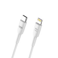 LİNKTECH K603 SAFE TYPE-C - İPHONE LİGHTNİNG 30W HIZLI DATA VE ŞARJ KABLOSU 3A 1MT
