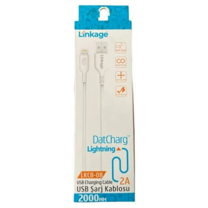 Linkage LKCB-08 2 m USB to Lightning Şarj Kablosu