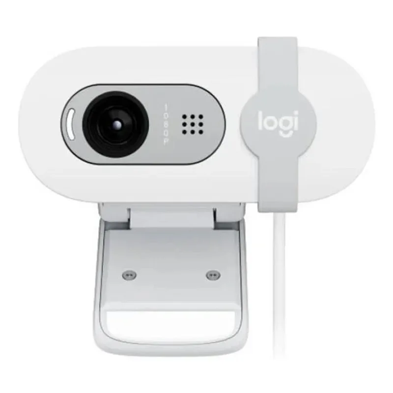 Logitech Brio 100 Beyaz Full HD 1080P Mikrofonlu Webcam
