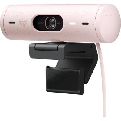 LOGITECH BRIO 500 FULL HD 1080P MİKROFONLU WEB KAMERASI - PEMBE