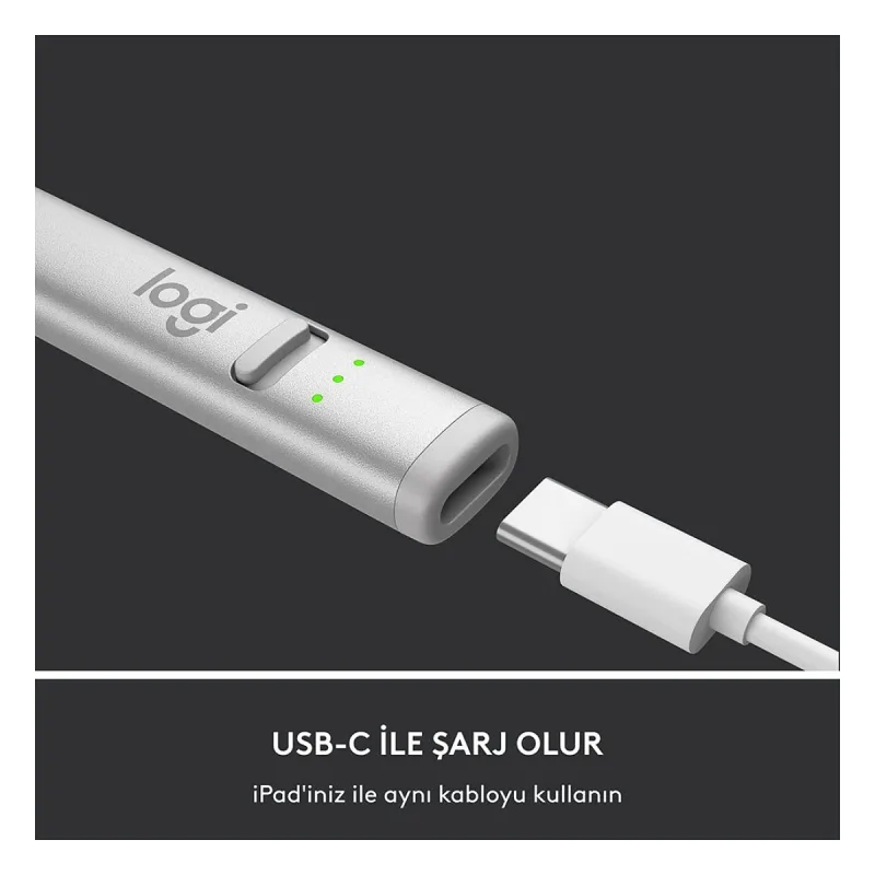 Logitech Crayon USB-C 914-000074 iPad Tablet Kalemi