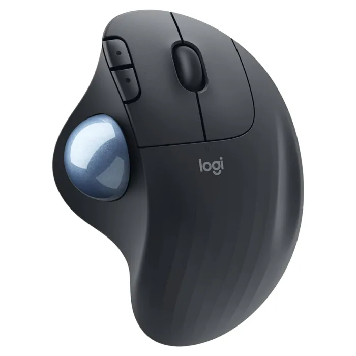 LOGİTECH ERGO M575 KABLOSUZ İZTOPU ÖZELLİKLİ KONFORLU ERGONOMİK MOUSE - SİYAH