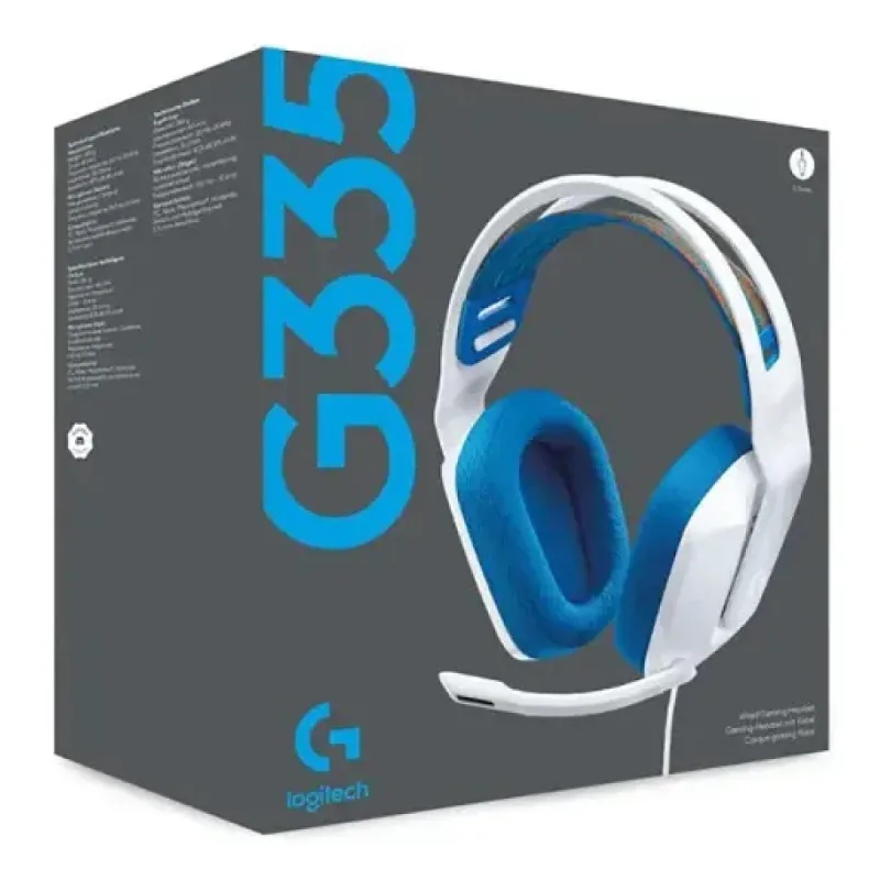 Logitech G335 Beyaz Kablolu Kulak Üstü Oyuncu Kulaklığı