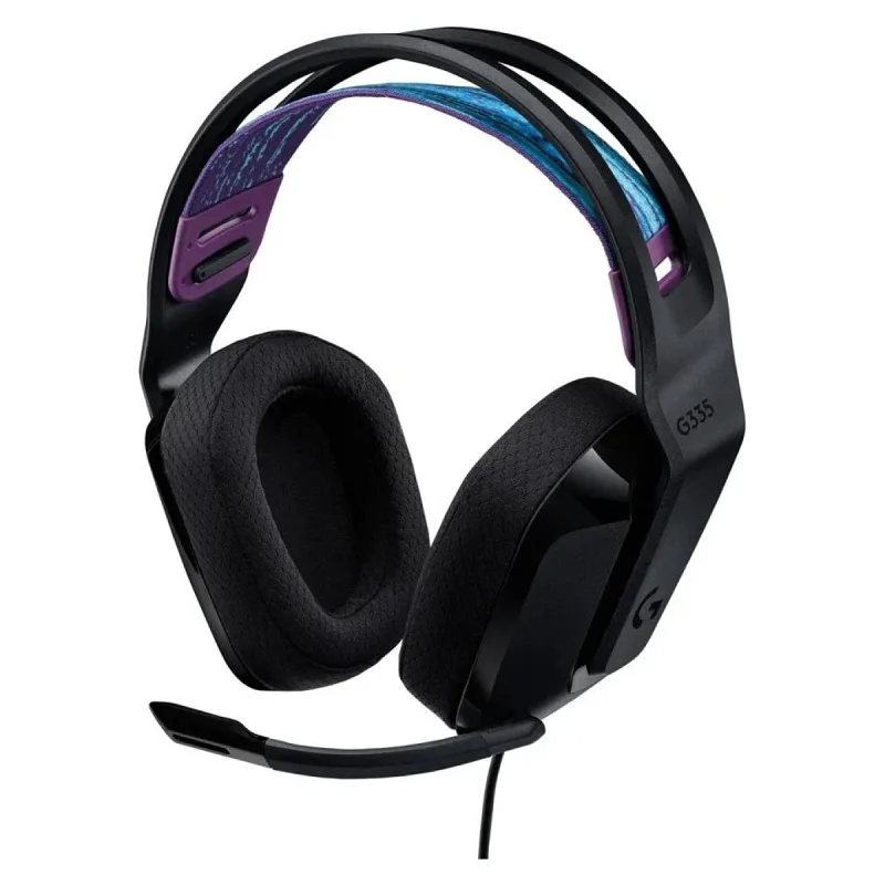 Logitech G335 Siyah Kablolu Kulak Üstü Oyuncu Kulaklığı