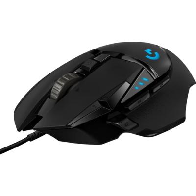 LOGİTECH G G502 HERO LIGHTSYNC 25.600 DPI YÜKSEK PERFORMANSLI KABLOLU OYUNCU MOUSE - SİYAH