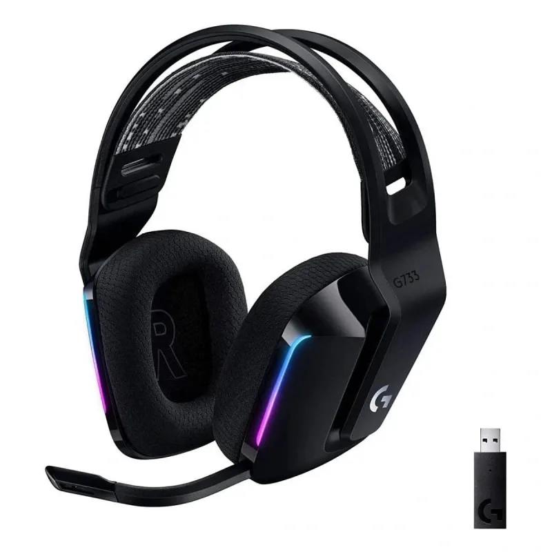LOGITECH G G733 Lightspeed RGB Kablosuz 7.1 Surround Ses Oyuncu Kulaklığı - Siyah