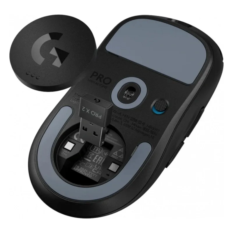 Logitech G PRO X Superlight 2 910-006631 Siyah Lightspeed Hero Şarjlı Optik Kablosuz Oyuncu Mouse