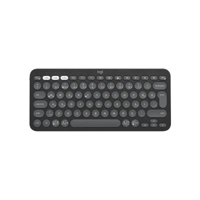 LOGİTECH K380S PEBBLE KEYS 2 ÇOKLU CİHAZ ÖZELLİKLİ BLUETOOTH TÜRKÇE Q KLAVYE - SİYAH