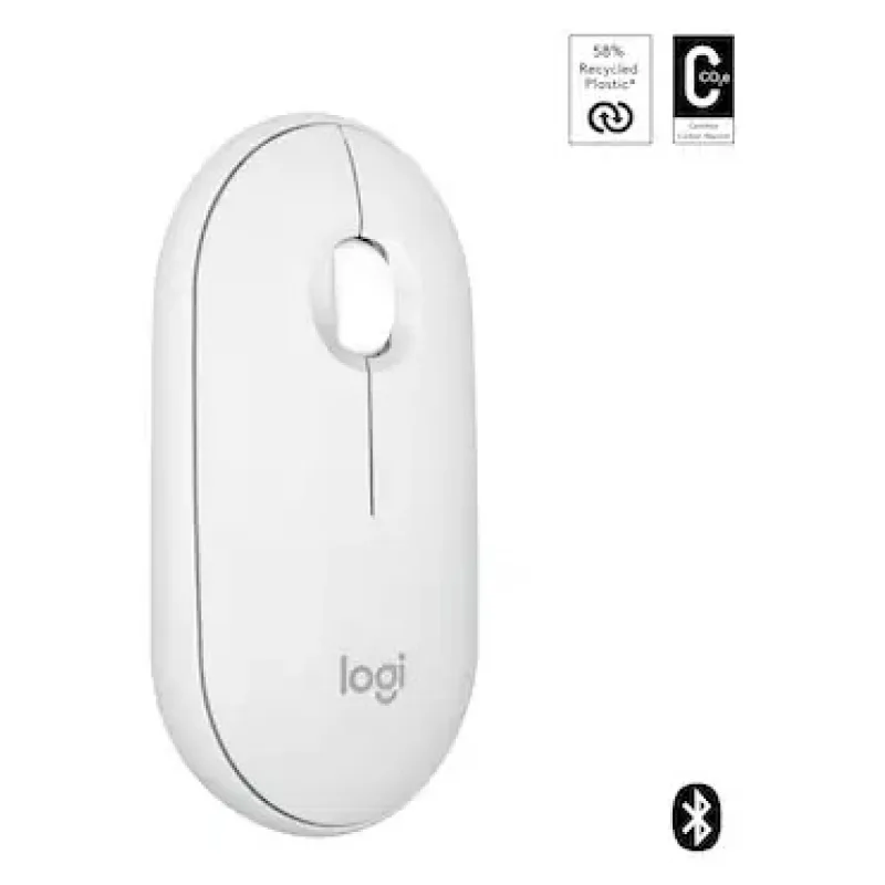 Logitech Pebble 2 M350S 910-007013 Beyaz Sessiz Optik Kablosuz Mouse