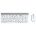 LOGITECH MK470 Kablosuz İnce Türkçe Q Klavye Mouse Seti - Beyaz