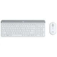 LOGITECH MK470 Kablosuz İnce Türkçe Q Klavye Mouse Seti - Beyaz