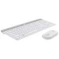 LOGITECH MK470 Kablosuz İnce Türkçe Q Klavye Mouse Seti - Beyaz