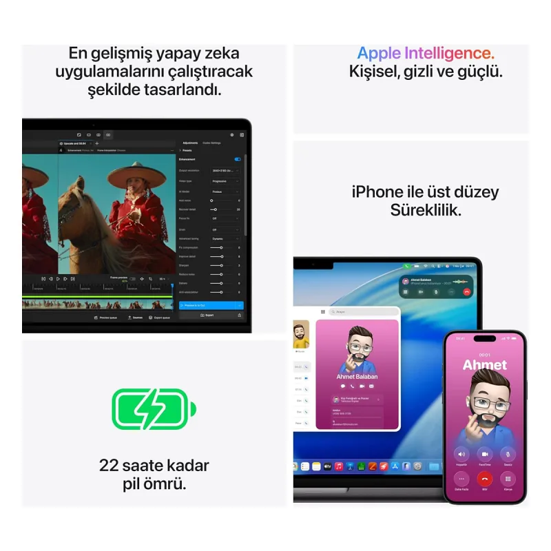 MacBook Pro M5 Pro 24 GB 1 TB SSD 14.2" MGDR4TU/A Uzay Siyahı