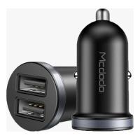 MCDODO 2 USB ARAÇ ÇAKMAK ŞARJ 12W 5V 2.4A-SIYAH CC-6601