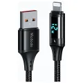 MCDODO DİJİTAL IPHONE HIZLI DATA ŞARJ KABLO 3A 1.2M SİYAH CA-1060