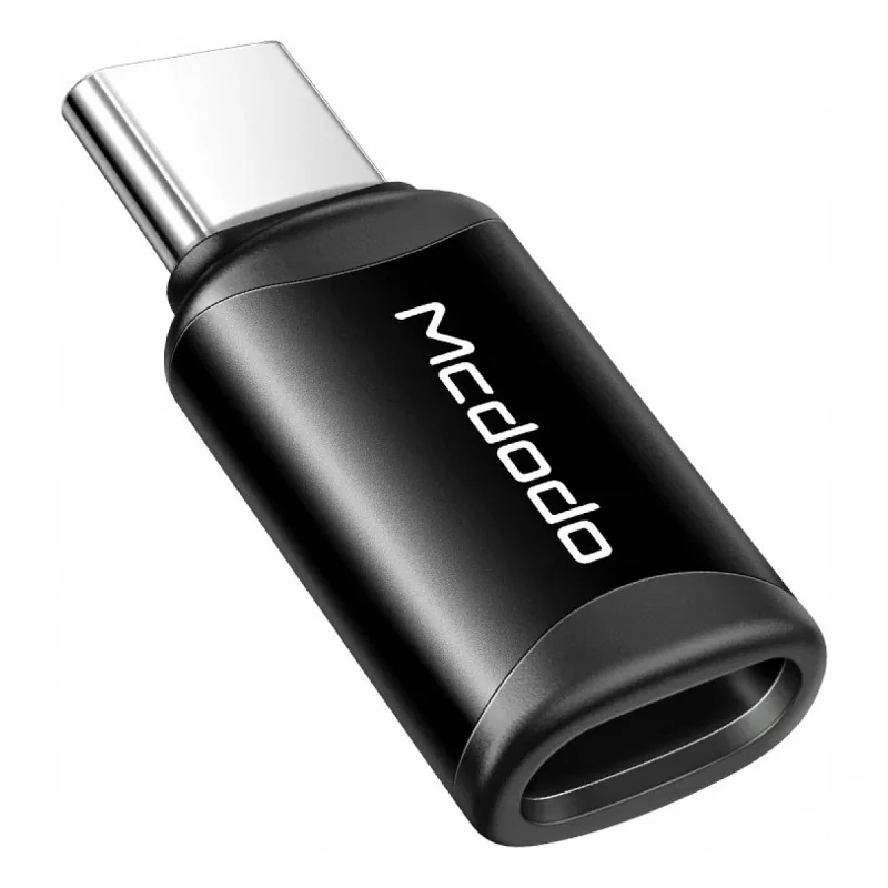 MCDODO IPHONE TO TYPE-C DÖNÜŞTÜRÜCÜ SOKET SİYAH OT-7700