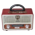 Meier M-111BT USB SD Destekli Kumandalı Şarjlı Bluetooth Nostaljik Radyo