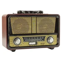 Meier M-112BT Şarjlı USB SD MP3 Destekli Bluetooth Nostaljik Radyo