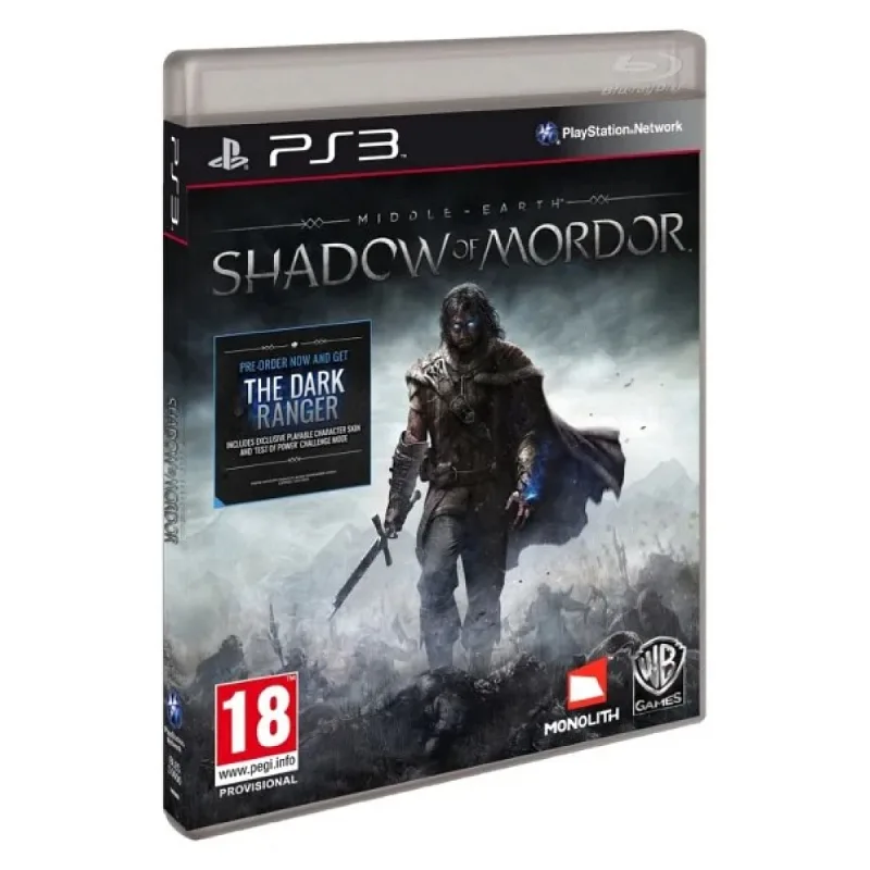 Middle - Earth Shadow Of Mordor PS3 Oyunu