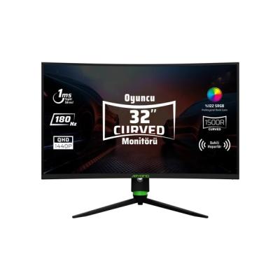 MONSTER ARYOND A32 V2 32'' 180HZ QHD CURVED HOPARLÖRLÜ OYUNCU MONİTÖRÜ