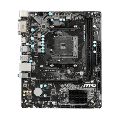 MSI A320M-A PRO AM4 DDR4 3200(OC) DVI HDMI USB3.2 MATX